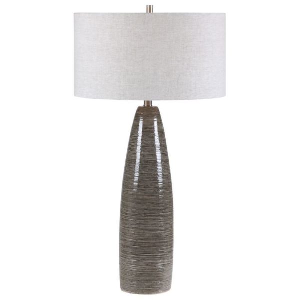 Uttermost Cosmo Charcoal Table Lamp 28280