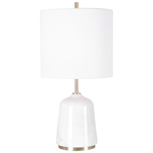 Uttermost Eloise White Marble Table Lamp 28332 1