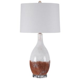 Uttermost Durango Rust White Table Lamp 28339 1