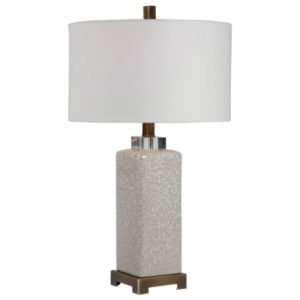 Uttermost Irie Crackled Taupe Table Lamp 28346 1