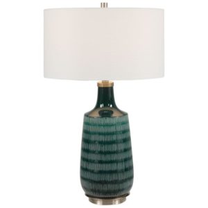 Uttermost Scouts Deep Green Table Lamp 28376 1