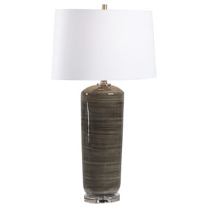 Uttermost Ebon Charcoal Table Lamp 28377 1