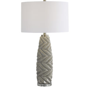 Uttermost Kari Light Gray Table Lamp 28417 1