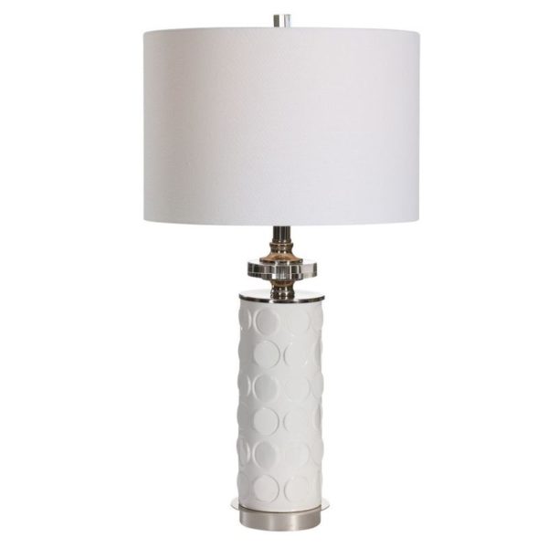 Uttermost Calia White Table Lamp 28428 1