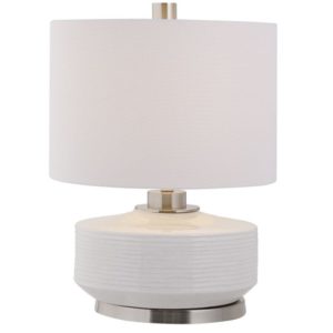 Uttermost Sailor Stripe White Table Lamp 28430 1