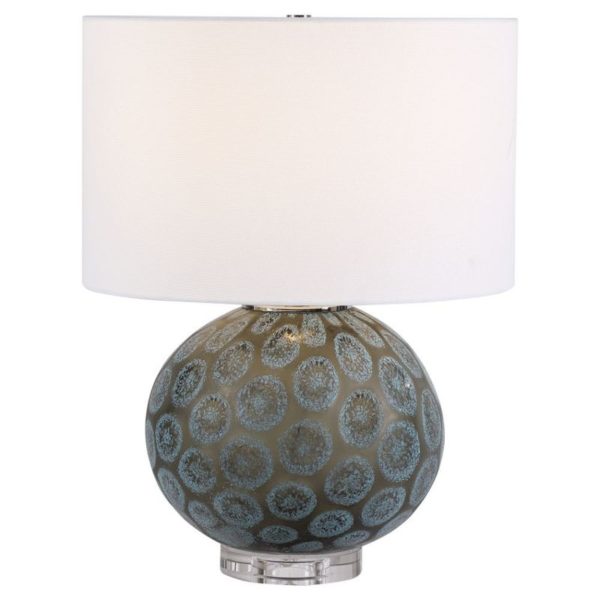 Uttermost Agate Slice Charcoal Table Lamp 28434 1