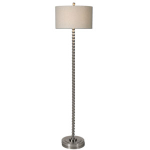 Uttermost Sherise Beaded Nickel Floor Lamp 28640 1