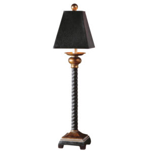 Uttermost Bellcord Black Buffet Lamp 29007