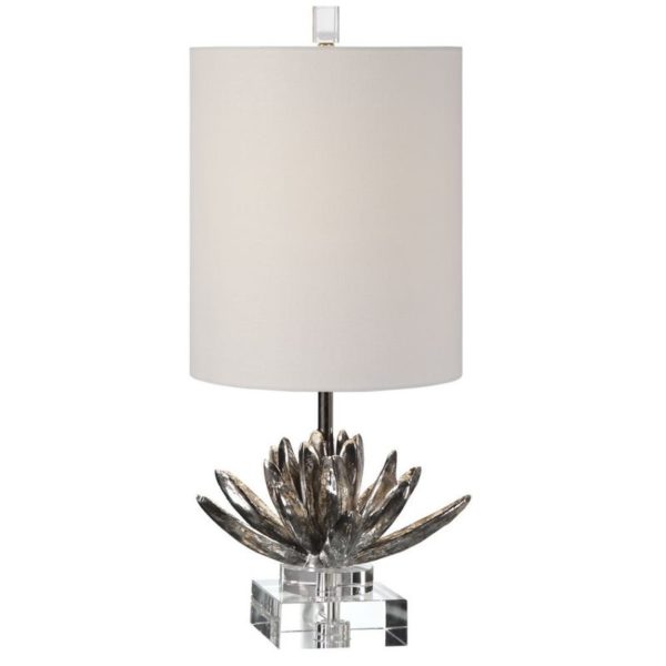 Uttermost Silver Lotus Accent Lamp 29256 1