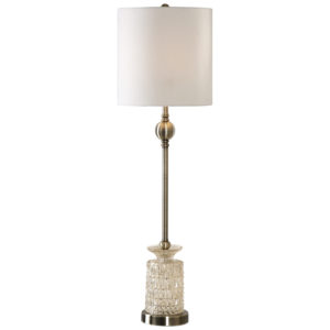 Uttermost Flaviana Antique Brass Buffet Lamp 29367 1