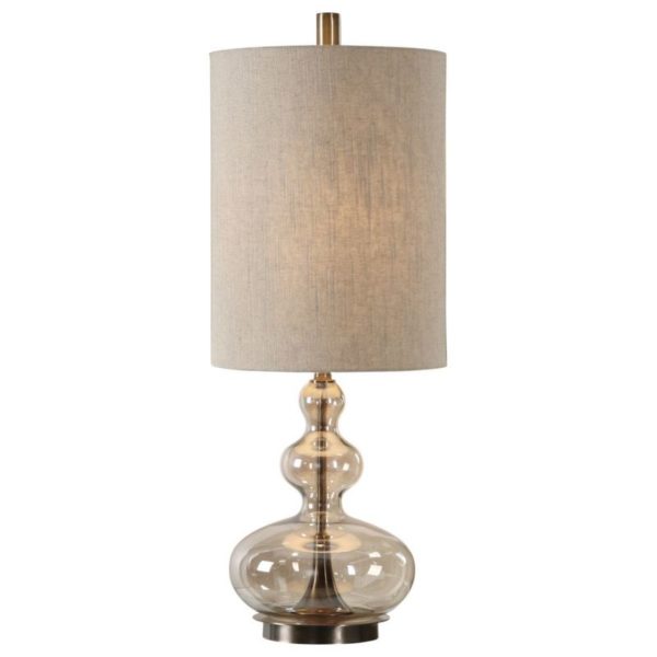 Uttermost Formoso Amber Glass Table Lamp 29538 1