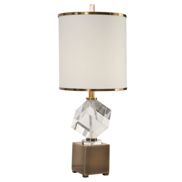Uttermost Cristino Crystal Cube Lamp 29619 1