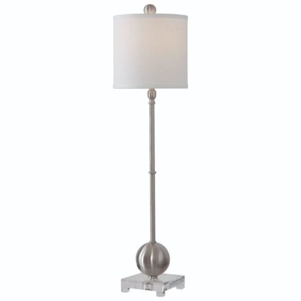 Uttermost Laton Silver Buffet Lamp 29692 1