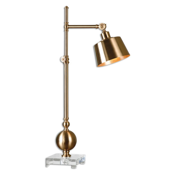 Uttermost Laton Brushed Brass Task Lamp 29982 1
