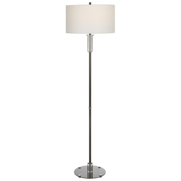 Uttermost Aurelia Steel Floor Lamp 29990 1
