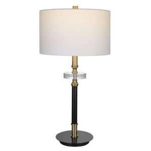 Uttermost Maud Aged Black Table Lamp 29991 1