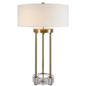 Uttermost Pantheon Brass Rod Table Lamp 30013 1