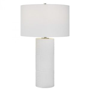 Uttermost Patchwork White Table Lamp 30068