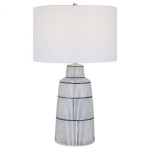 Uttermost Breton Nautical Stripe Table Lamp 30059 1