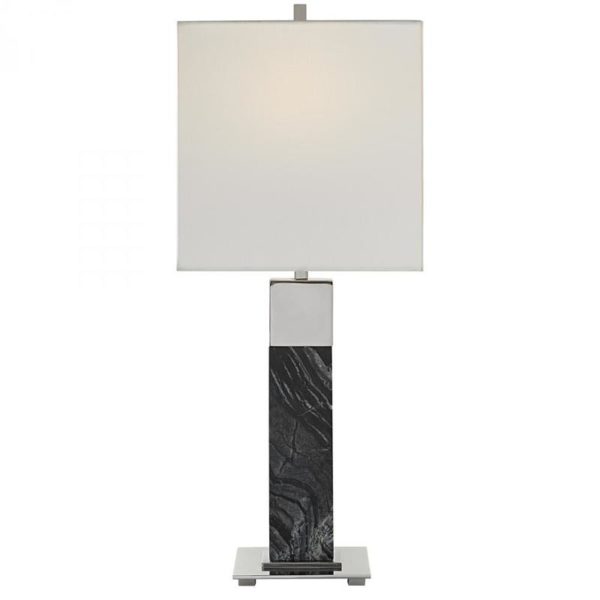 Uttermost Pilaster Black Marble Table Lamp 30060 1