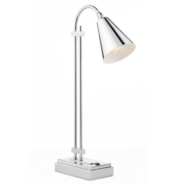 Currey Symmetry Nickel Desk Lamp 6000 0781