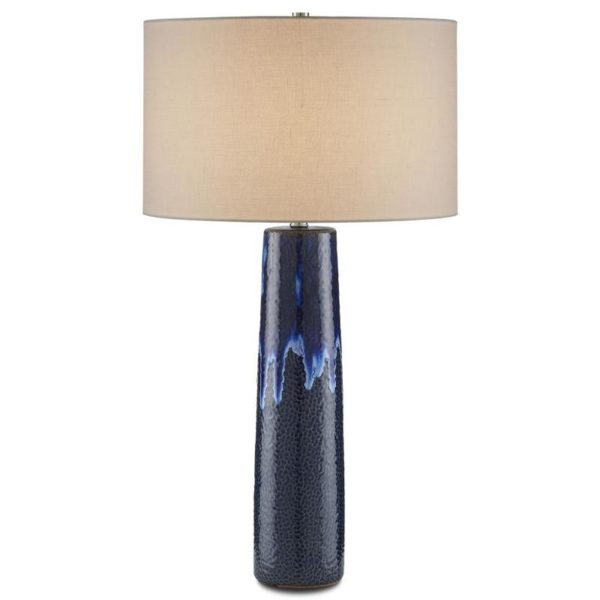 Currey Kelmscott Blue Table Lamp 6000 0801
