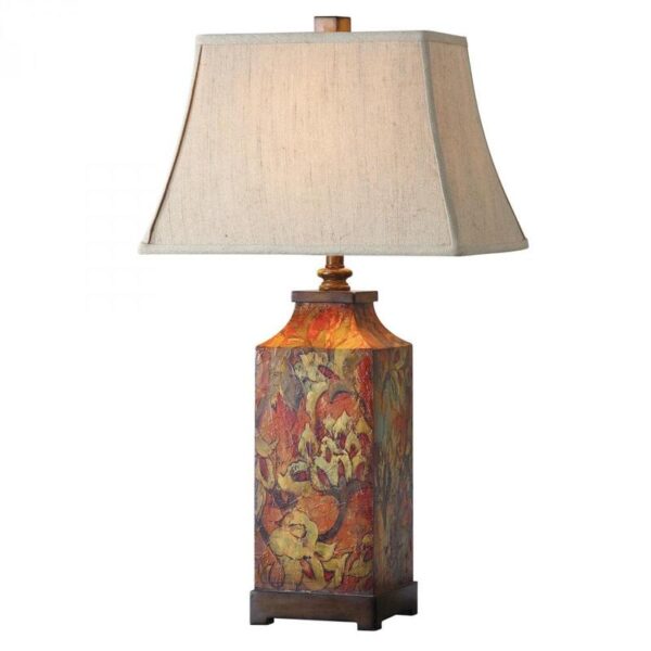 Uttermost Colorful Flowers Table Lamp 27678