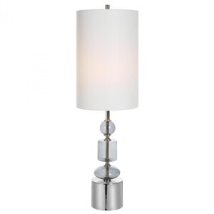 Uttermost Stratus Gray Glass Buffet Lamp 30178 1