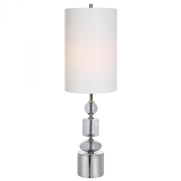 Uttermost Stratus Gray Glass Buffet Lamp 30178 1
