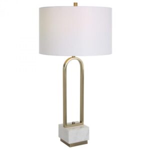 Uttermost Passage Brass Arch Table Lamp 30180 1