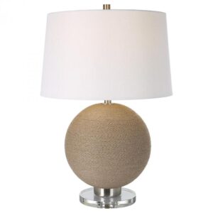 Uttermost Captiva Round Rattan Table Lamp 30188 1