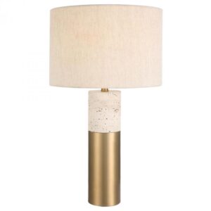 Uttermost Gravitas Elegant Brass & Stone Lamp 30201 1
