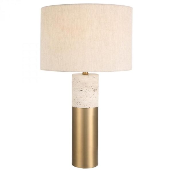 Uttermost Gravitas Elegant Brass & Stone Lamp 30201 1