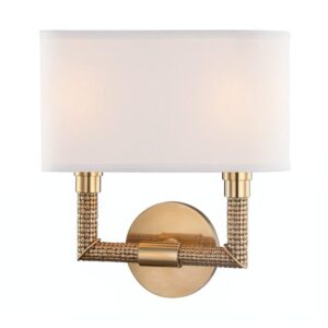 2 LIGHT WALL SCONCE 1022 AGB