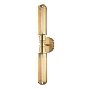 2 LIGHT WALL SCONCE 1092 AGB