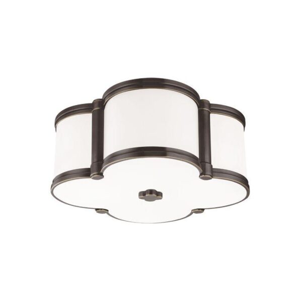 2 LIGHT FLUSH MOUNT 1212 OB