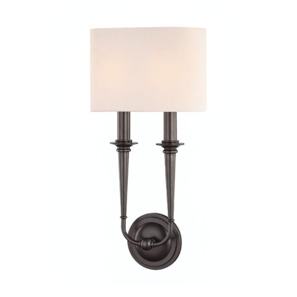 2 LIGHT WALL SCONCE 1232 OB