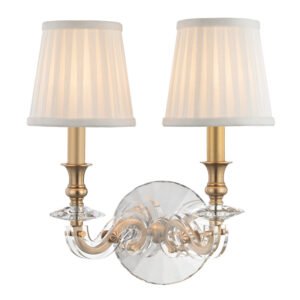2 LIGHT WALL SCONCE 1292 AGB