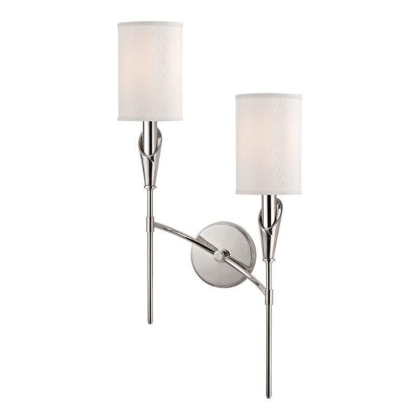 2 LIGHT RIGHT WALL SCONCE 1312R PN