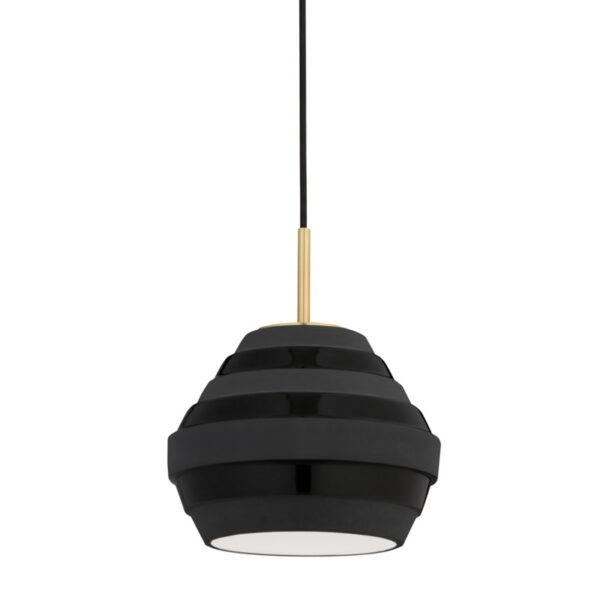 1 LIGHT PENDANT 1383 AGB BK