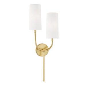 2 LIGHT WALL SCONCE 1422 AGB