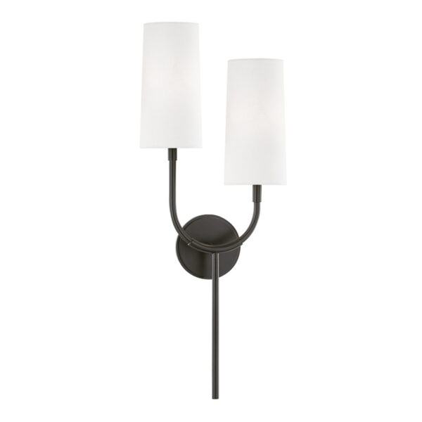 2 LIGHT WALL SCONCE 1422 OB