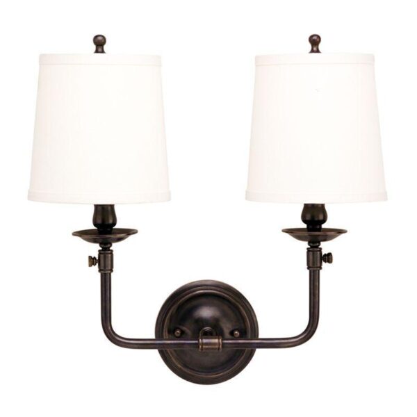 2 LIGHT WALL SCONCE 172 OB