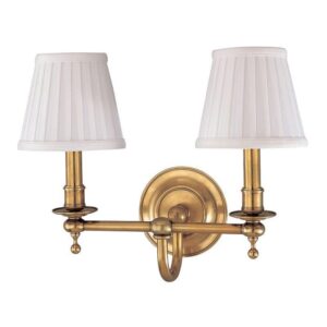 2 LIGHT WALL SCONCE 1902 AGB