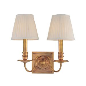 2 LIGHT WALL SCONCE 202 AGB