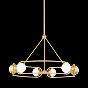 6 Light Chandelier 2531 AGB