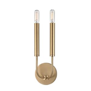 2 LIGHT WALL SCONCE 2600 AGB