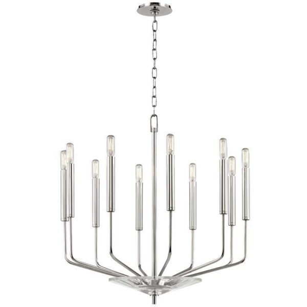 10 LIGHT CHANDELIER 2610 PN