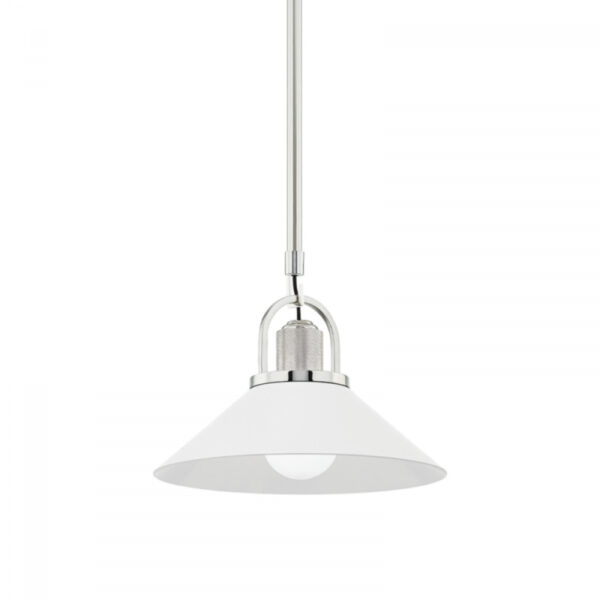 1 LIGHT SMALL PENDANT 2613 PN WH