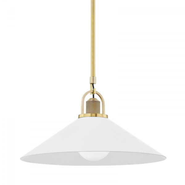 1 LIGHT LARGE PENDANT 2620 AGB WH